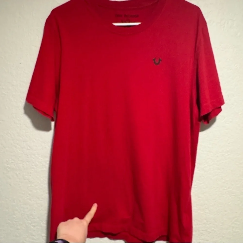 Red Men’s True Religion T Shirt